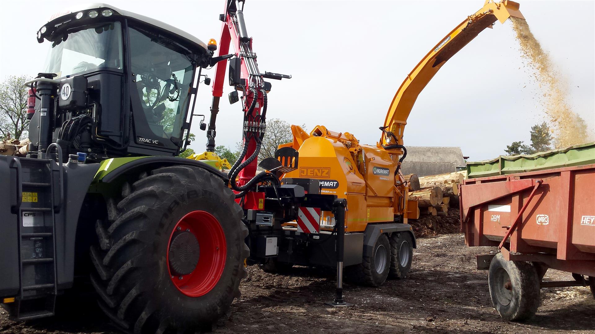 Déchiqueteuse à plaquettes Valormax Noremat Jenz 26